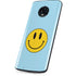 Blue Happy Face Moto G6 Skin