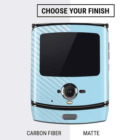 Blue Happy Face Motorola RAZR Skin