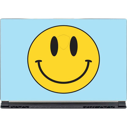 Blue Happy Face MSI GS65 Stealth Laptop Skin
