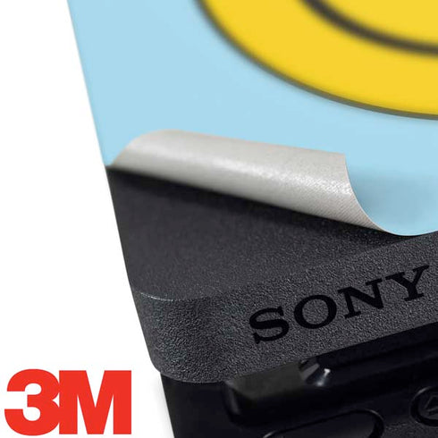 Blue Happy Face PS4 Slim Bundle Skin