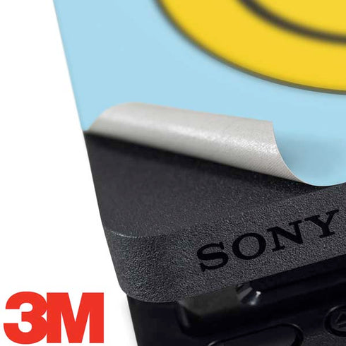 Blue Happy Face PS4 Slim Skin