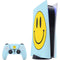 Blue Happy Face PS5 Bundle Skin