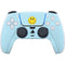 Blue Happy Face PS5 Controller Skin