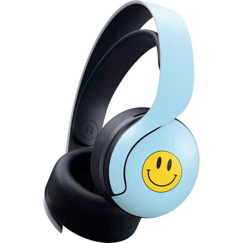 Blue Happy Face PULSE 3D Wireless Headset for PS5 Skin