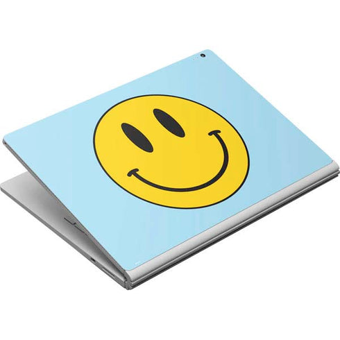 Blue Happy Face Surface Book Skin