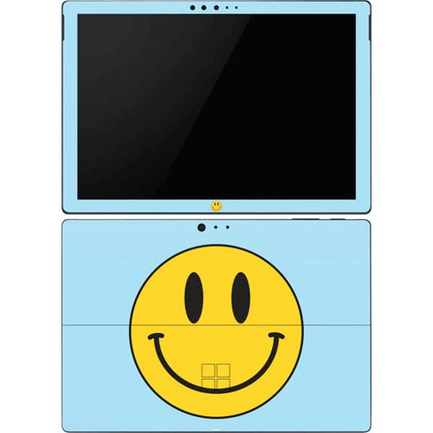 Blue Happy Face Surface Pro 6 Skin