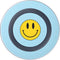 Blue Happy Face Wireless Charger Skin