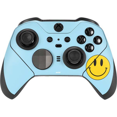 Blue Happy Face Xbox Elite Wireless Controller Series 2 Skin