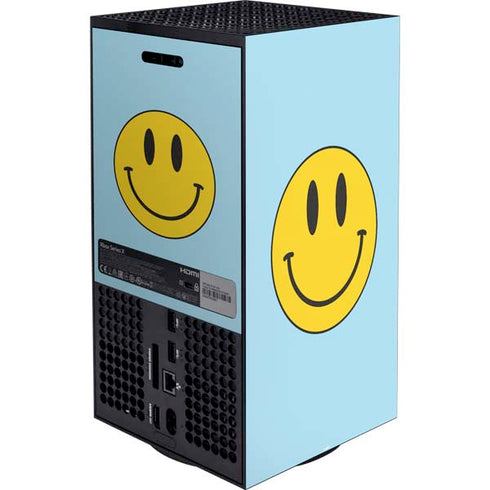 Blue Happy Face Xbox Series X Bundle Skin