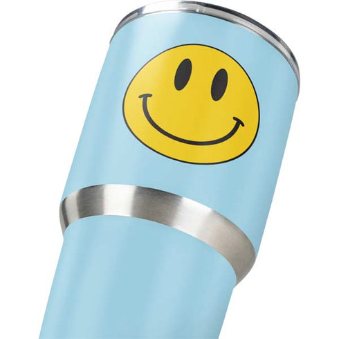 Blue Happy Face Yeti 30oz Rambler Tumbler Skin