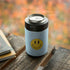 Blue Happy Face Yeti Colster Can Insulator Skin