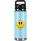 Blue Happy Face YETI Rambler 26oz Bottle Skin