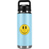 Blue Happy Face YETI Rambler 26oz Bottle Skin