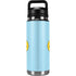 Blue Happy Face YETI Rambler 26oz Bottle Skin