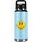 Blue Happy Face YETI Rambler 36oz Bottle Skin