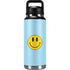 Blue Happy Face YETI Rambler 36oz Bottle Skin