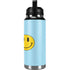 Blue Happy Face YETI Rambler 36oz Bottle Skin