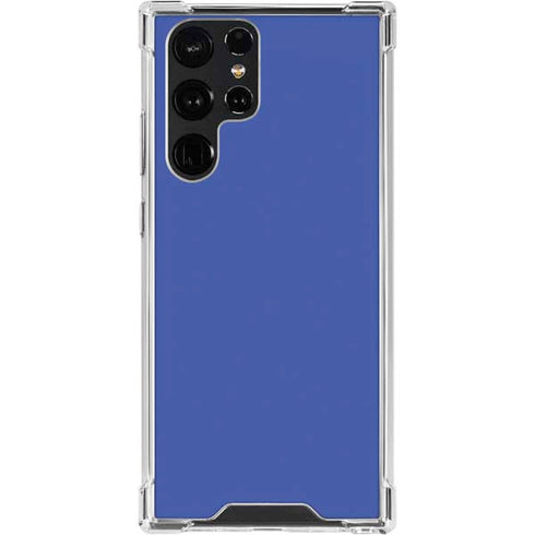 Blue Galaxy S24 Ultra Clear Case