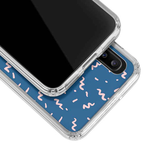 Blue Spring Galaxy A30 Clear Case