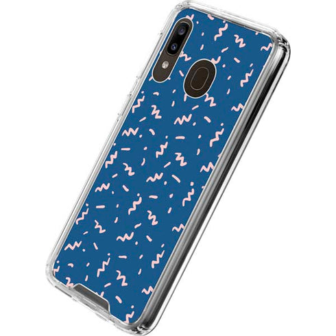 Blue Spring Galaxy A30 Clear Case