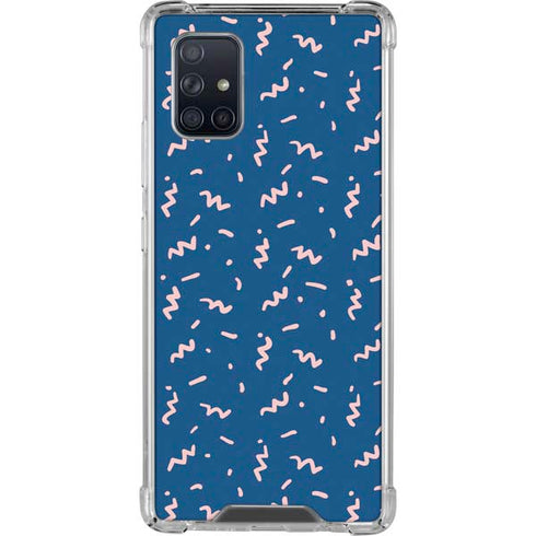 Blue Spring Galaxy A71 5G Clear Case