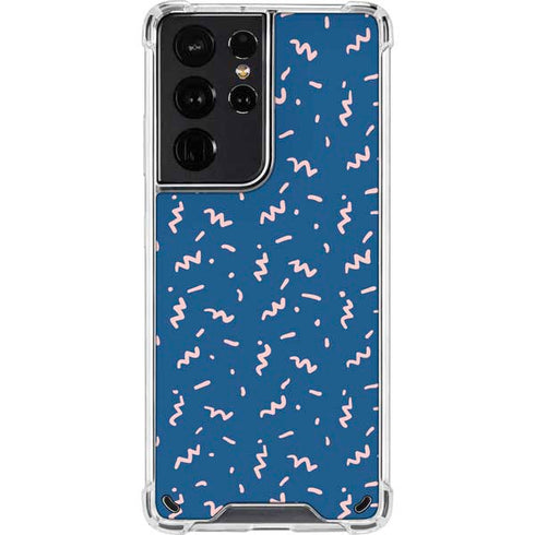 Blue Spring Galaxy S21 Ultra 5G Clear Case