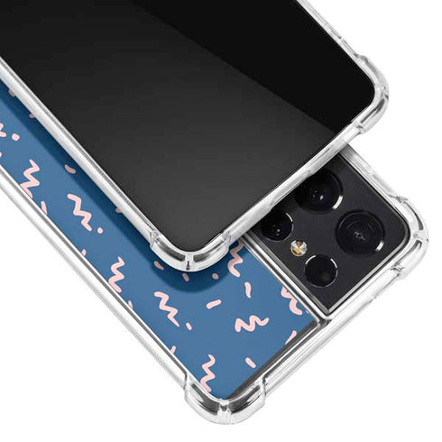 Blue Spring Galaxy S21 Ultra 5G Clear Case