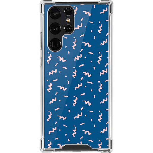 Blue Spring Galaxy S22 Ultra Clear Case