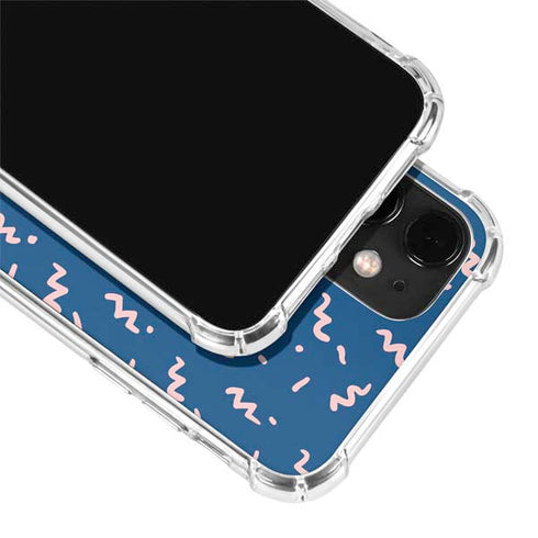 Blue Spring iPhone 12 Clear Case