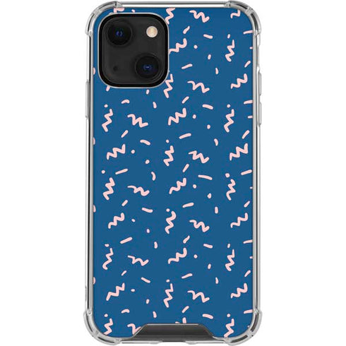 Blue Spring iPhone 14 Plus Clear Case