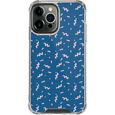 Blue Spring iPhone 15 Pro Max Clear Case