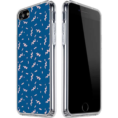 Blue Spring iPhone SE (2nd & 3rd Gen) Clear Case