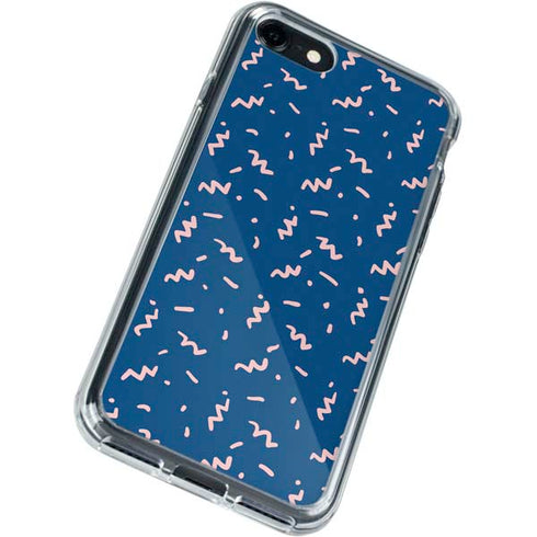 Blue Spring iPhone SE (2nd & 3rd Gen) Clear Case