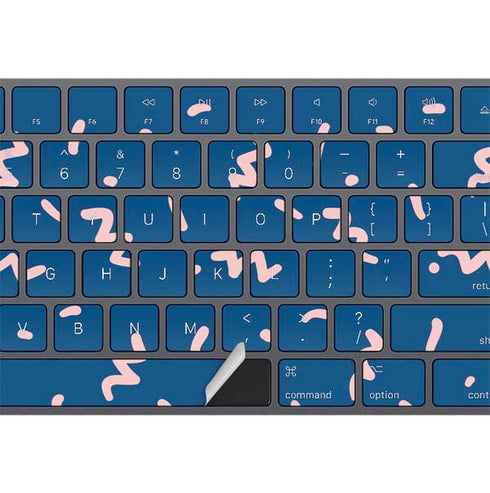 Blue Spring Magic Keyboard with Numeric Keypad Skin