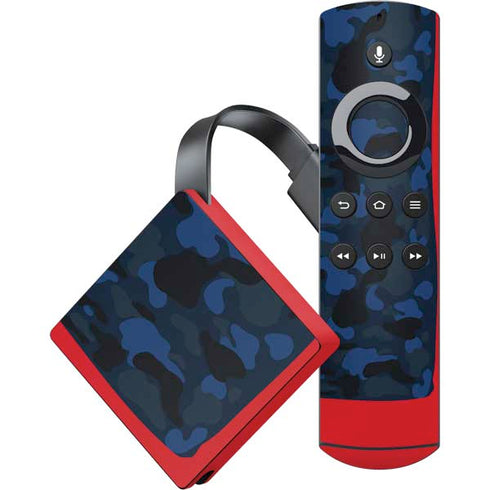 Blue Street Camo Amazon Fire TV Skin