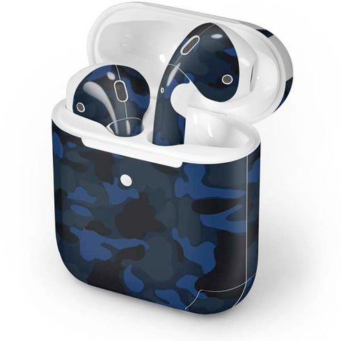Blue Street Camo Apple AirPods 2 Skin