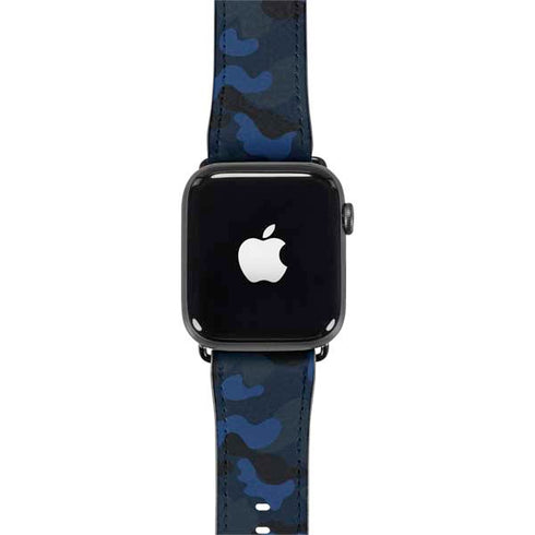 Blue Street Camo Apple Watch Band 38-40mm
