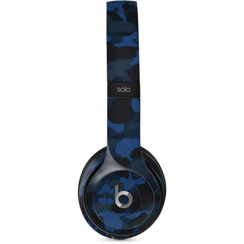 Blue Street Camo Beats Solo 2 Wired Skin
