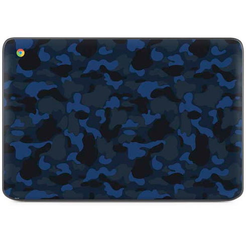 Blue Street Camo HP Chromebook Skin