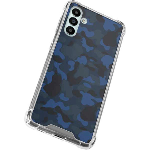 Blue Street Camo Galaxy A13 5G Clear Case