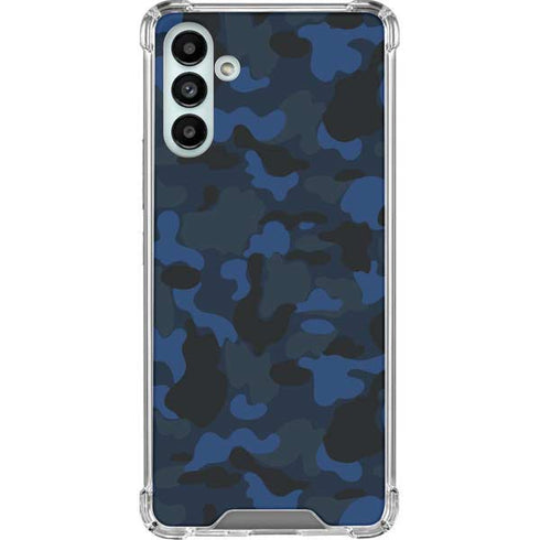 Blue Street Camo Galaxy A13 5G Clear Case