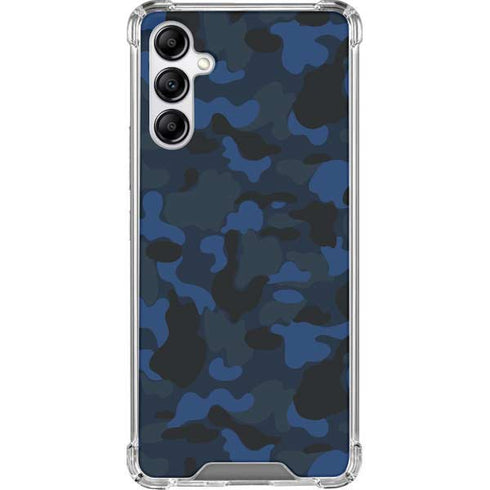 Blue Street Camo Galaxy A14 5G Clear Case