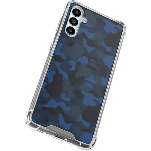 Blue Street Camo Galaxy A15 5G Clear Case