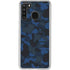 Blue Street Camo Galaxy A21 Clear Case