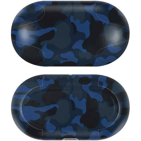 Blue Street Camo Galaxy Buds Plus Skin