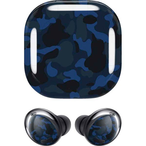 Blue Street Camo Galaxy Buds Pro Skin