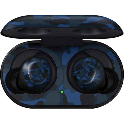 Blue Street Camo Galaxy Buds Skin