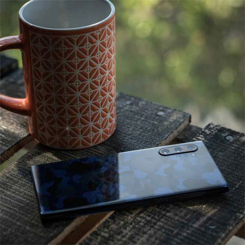 Blue Street Camo Galaxy Note 10 Plus Skin