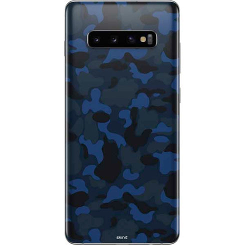 Blue Street Camo Galaxy S10 Plus Skin