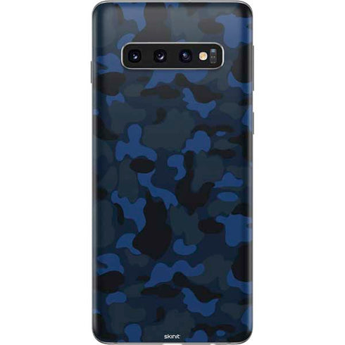 Blue Street Camo Galaxy S10 Skin